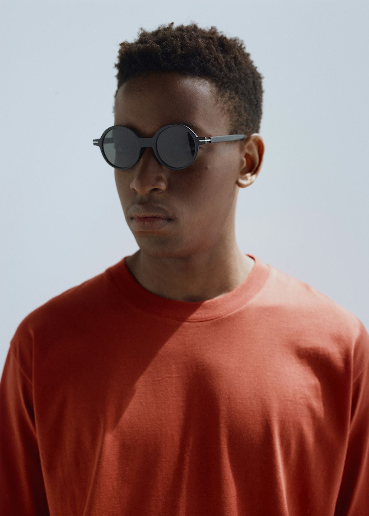 Issey Miyake Eyes Geometry-Round brýle černé