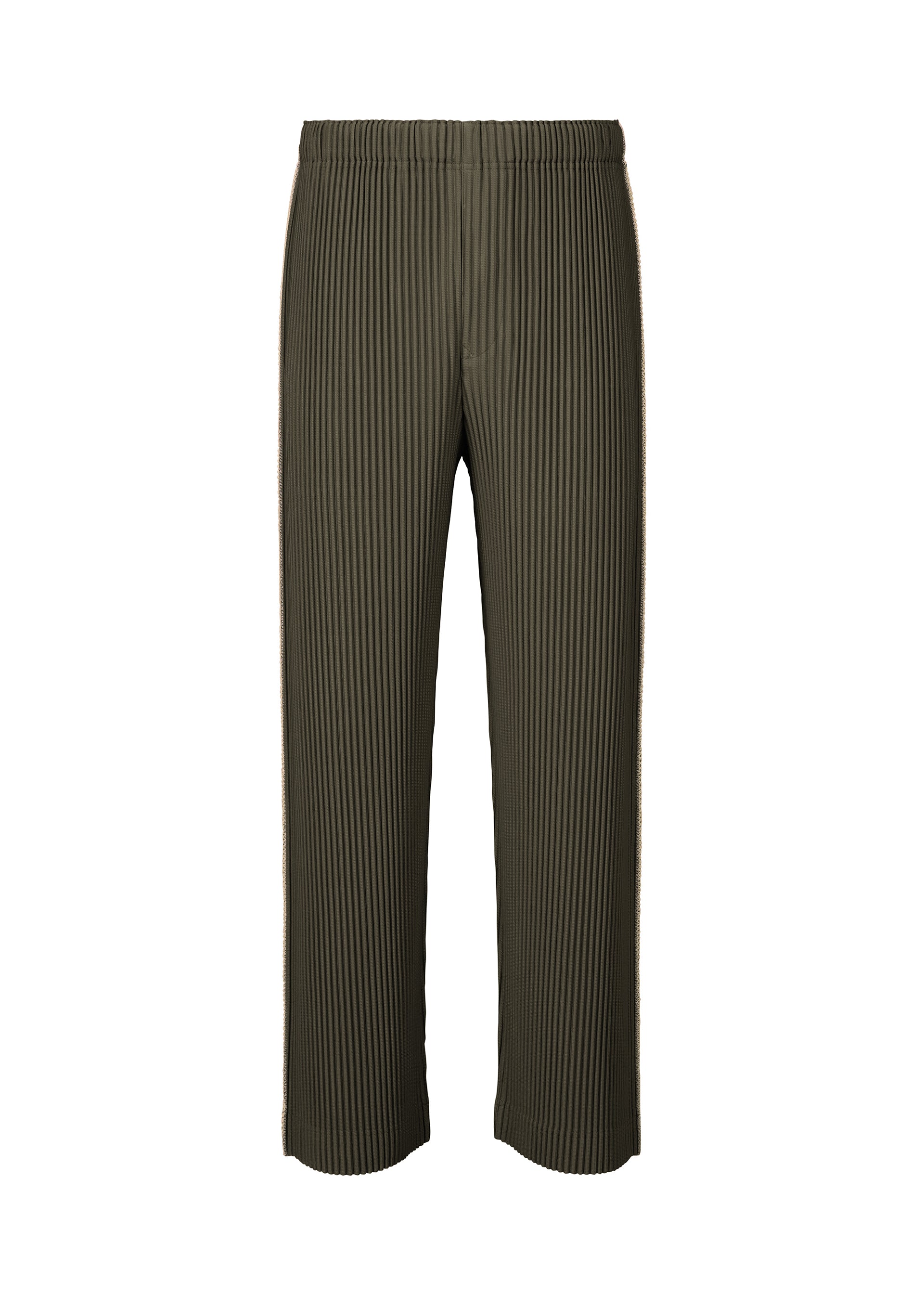 Homme Plissé Issey Miyake Embroidery kalhoty růžové