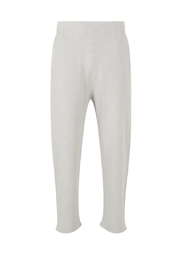 Issey Miyake Homme Plissé Basic Knit kalhoty černé pletené
