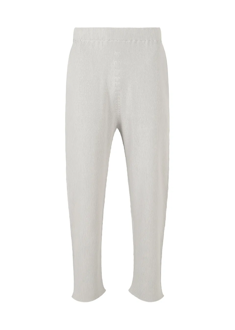 Issey Miyake Homme Plissé Basic Knit kalhoty černé pletené