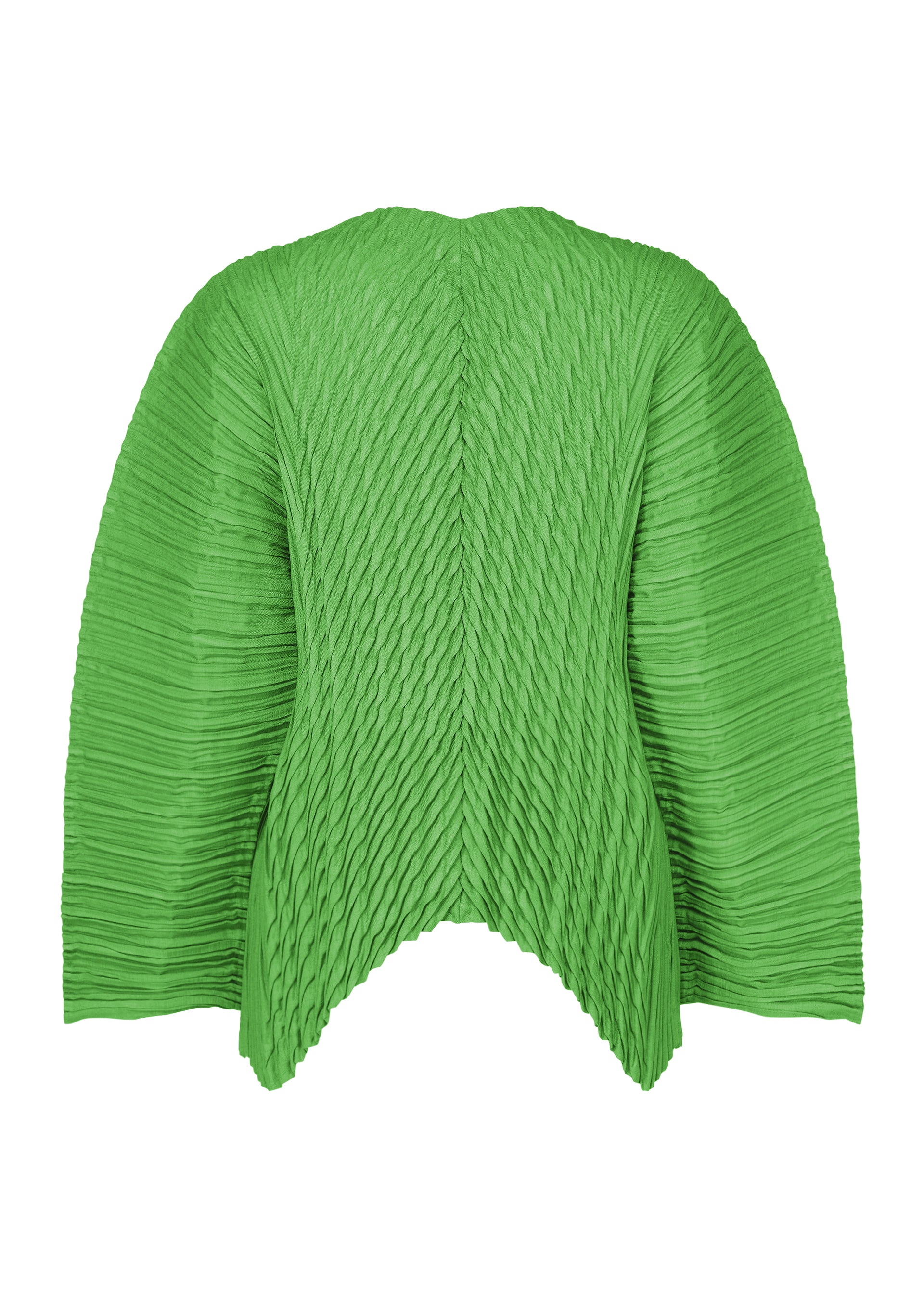 Issey Miyake UNFURLING PLEATS kardigan zelený