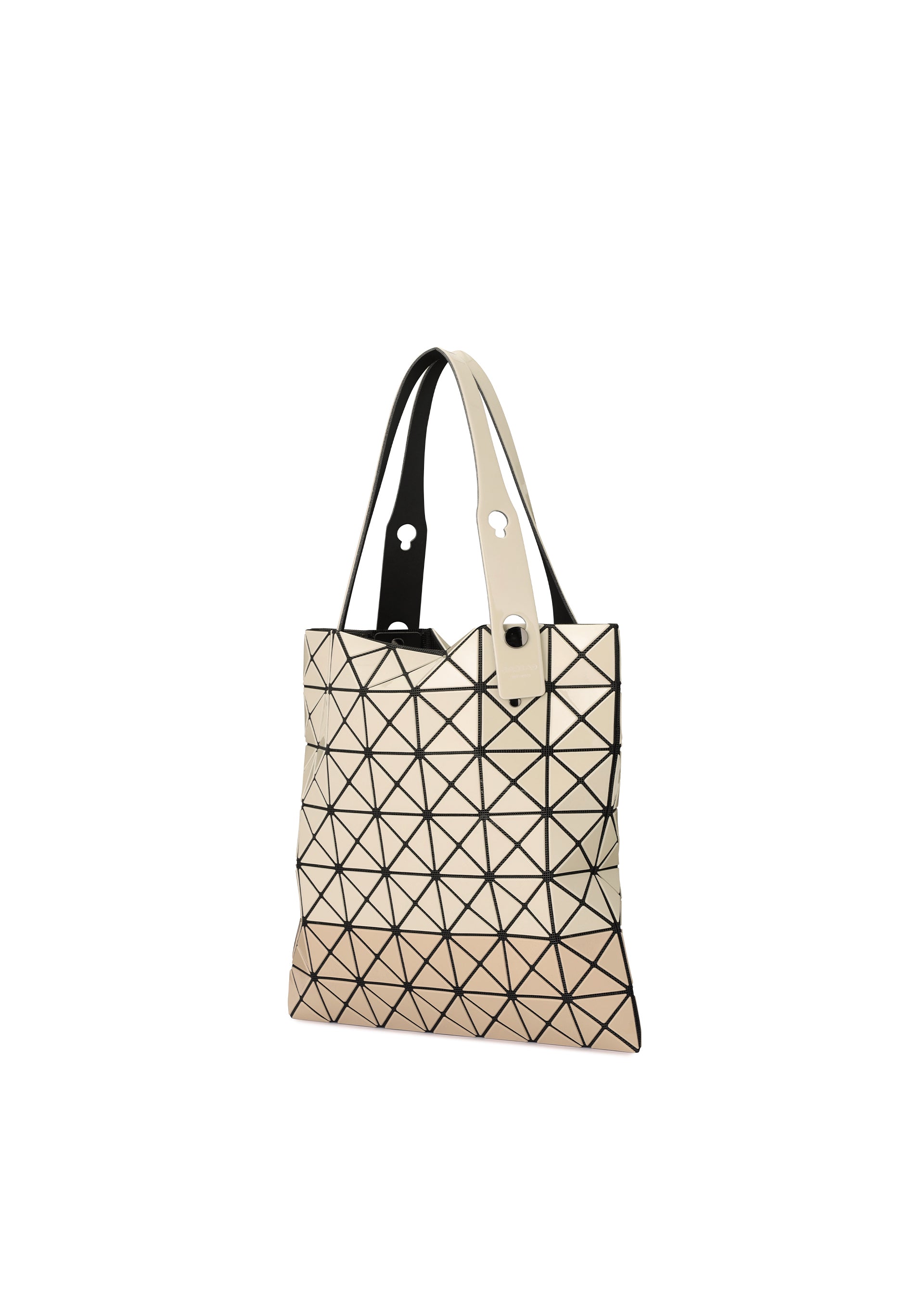 Issey Miyake Prism Bi-Color tote šedá černá kabelka
