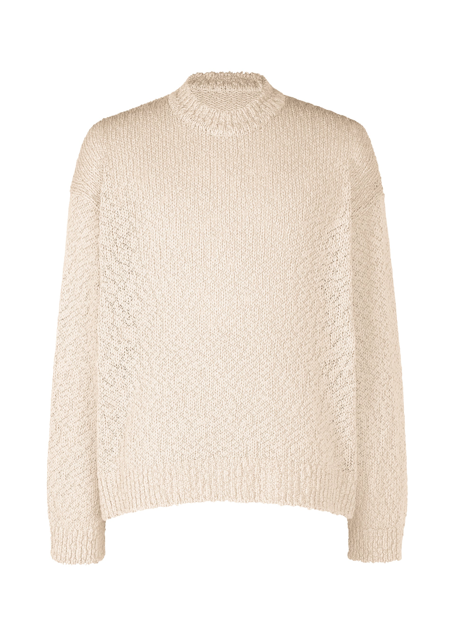 Issey Miyake Risotto Knit svetr oranžový organická bavlna