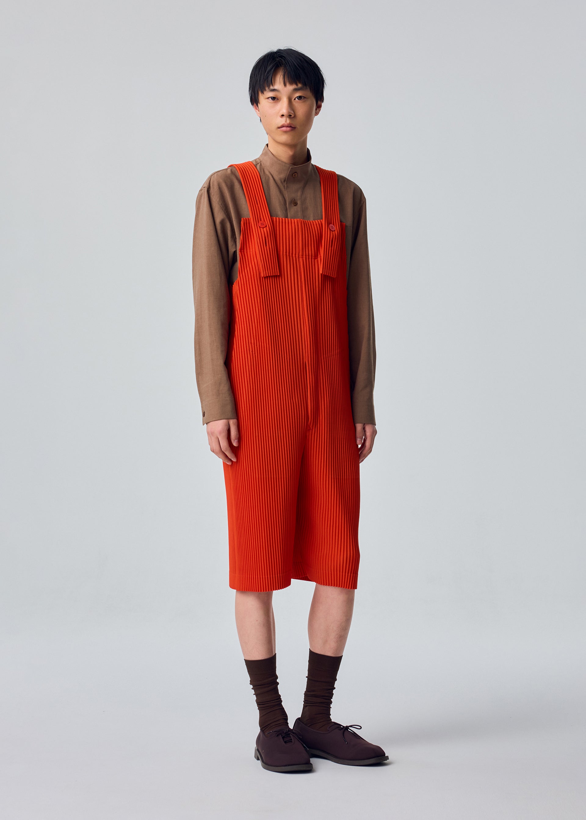 Issey Miyake Homme Plissé Pleats Bottoms 1 overal černá