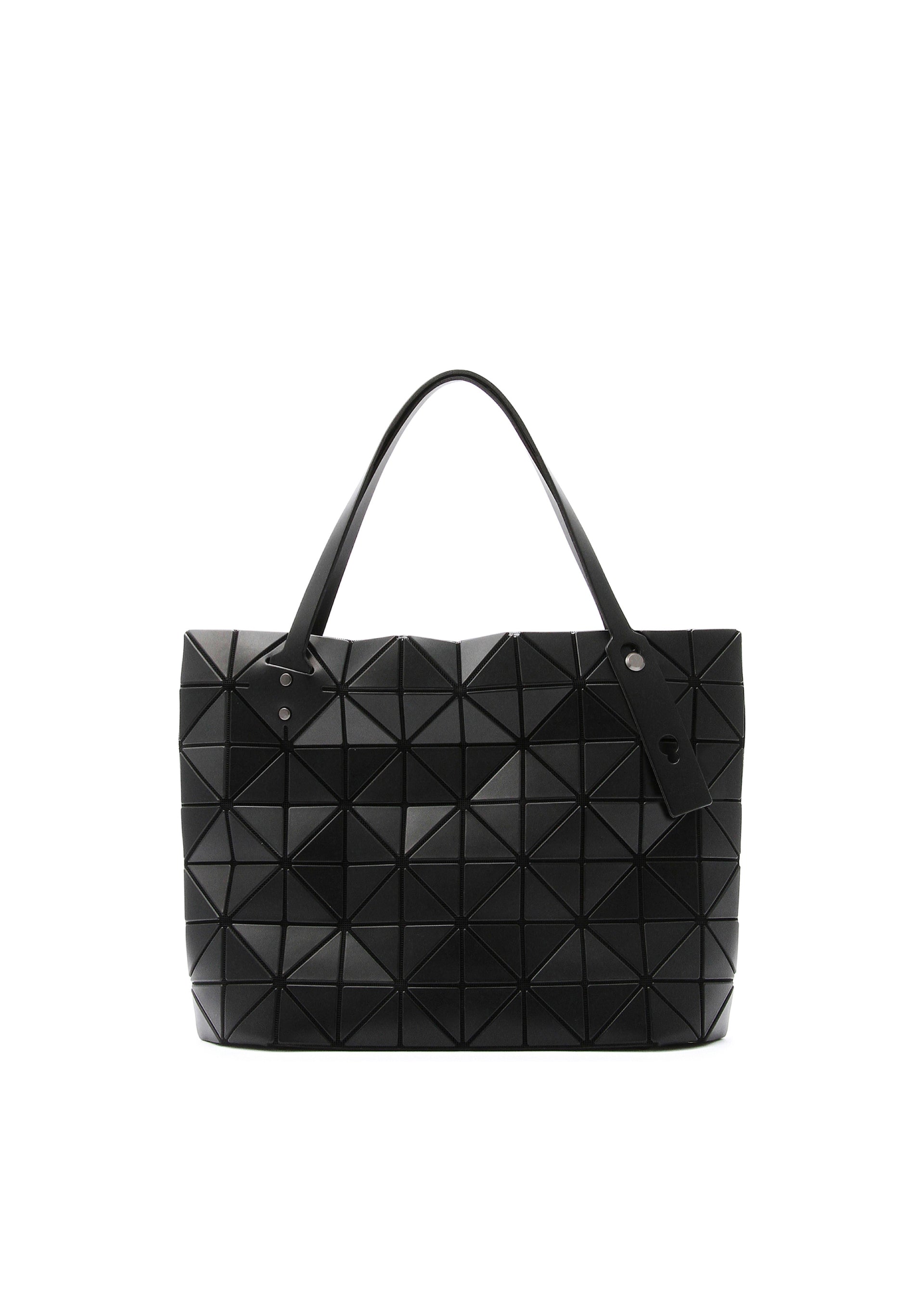 Issey Miyake Rock Matte široká kabelka na notebook matně černá