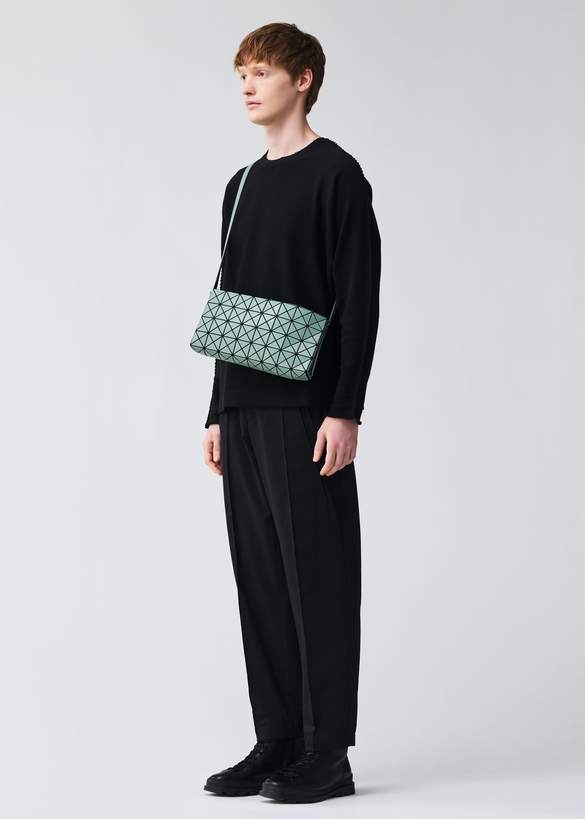 Bao Bao Issey Miyake Oblong kabelka matná černá 2way