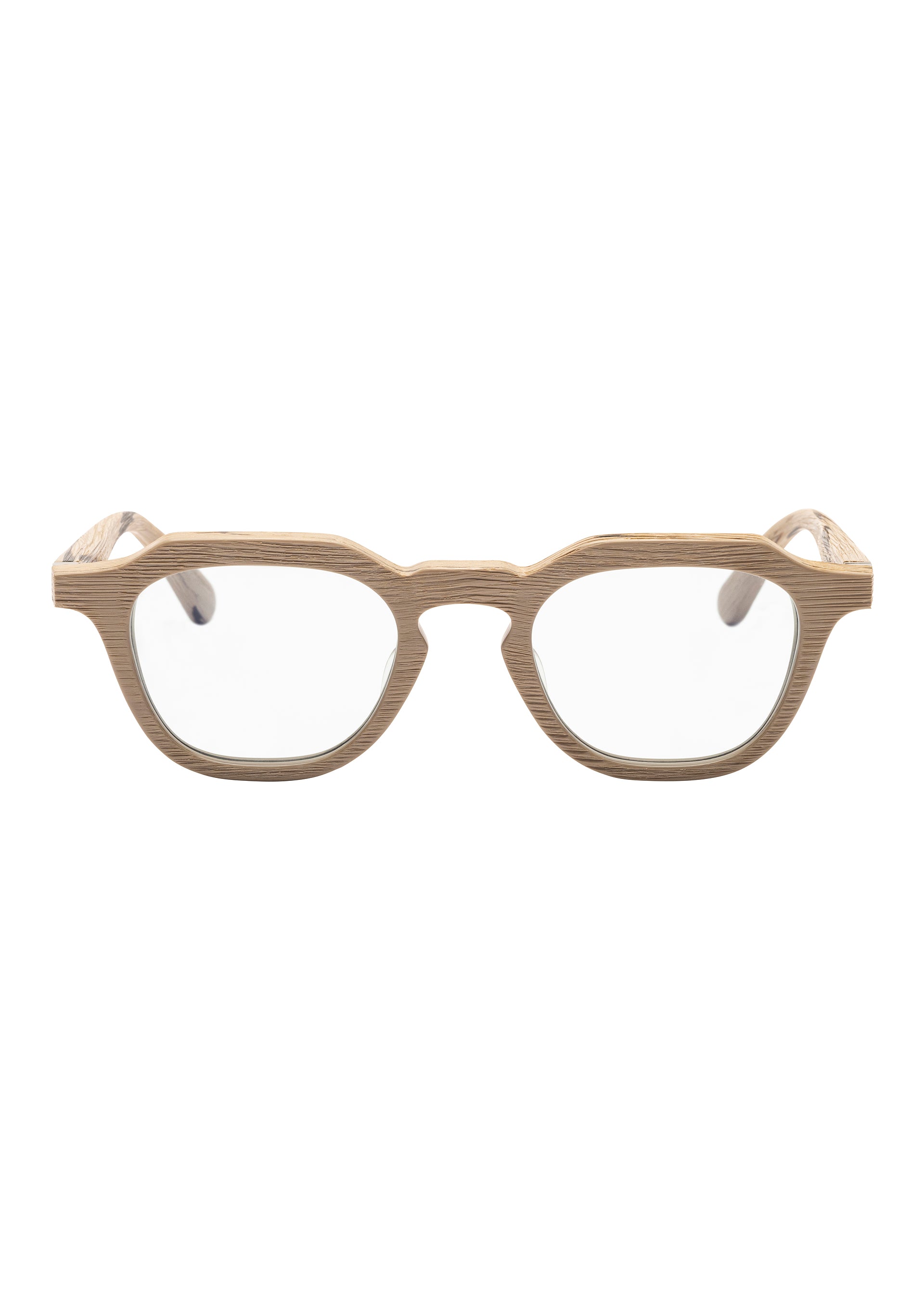 Issey Miyake Wood-Hexagon sluneční brýle wood beige světlé