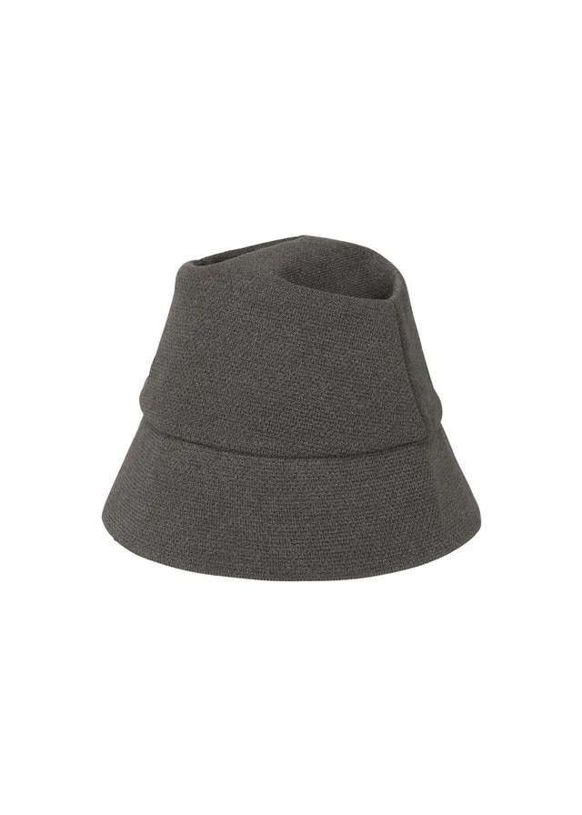 Homme Plissé Issey Miyake Washi Bucket Hat klobouk šedý