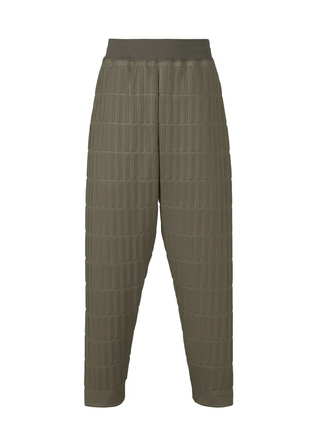 Issey Miyake Type-E 001 kalhoty tmavě šedé strečové