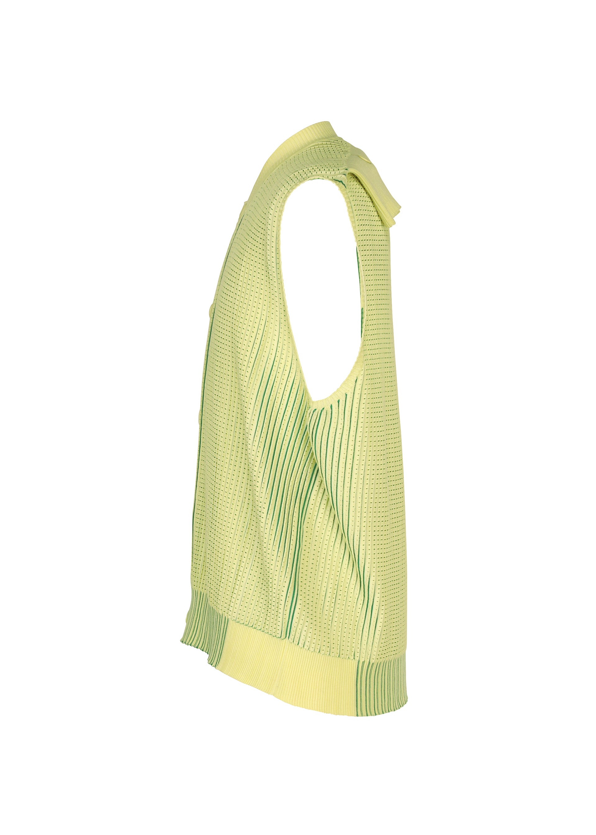 Issey Miyake Homme Plissé In The Shadow Knit vesta černá pletená