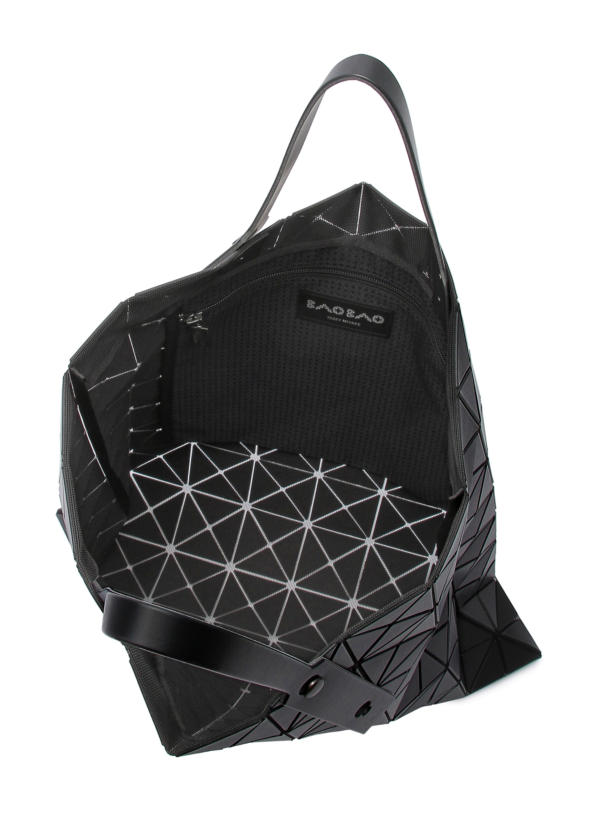Issey Miyake LUCENT MATTE tote světle šedá A3 mat
