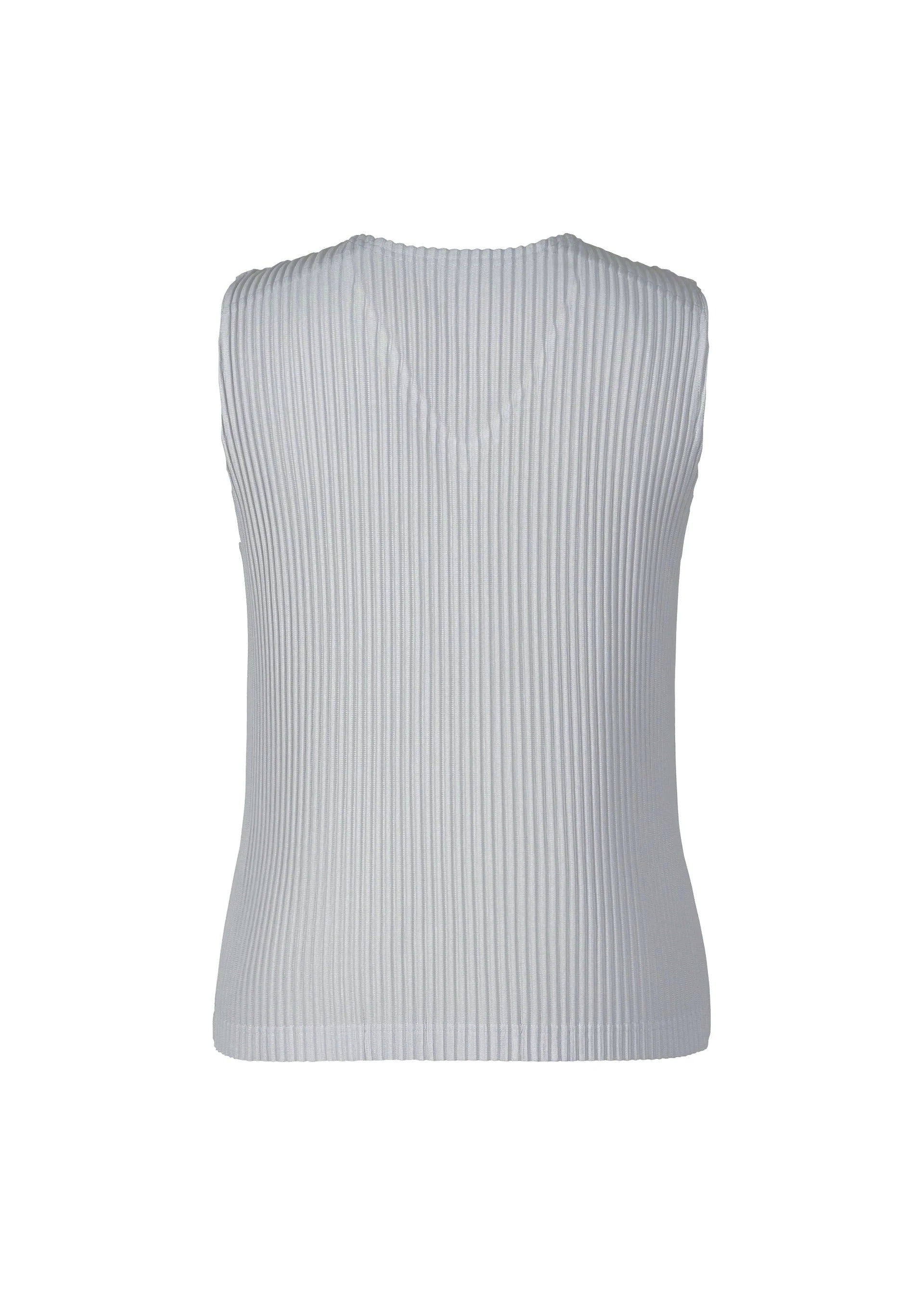 Issey Miyake Basics vesta s výstřihem Black