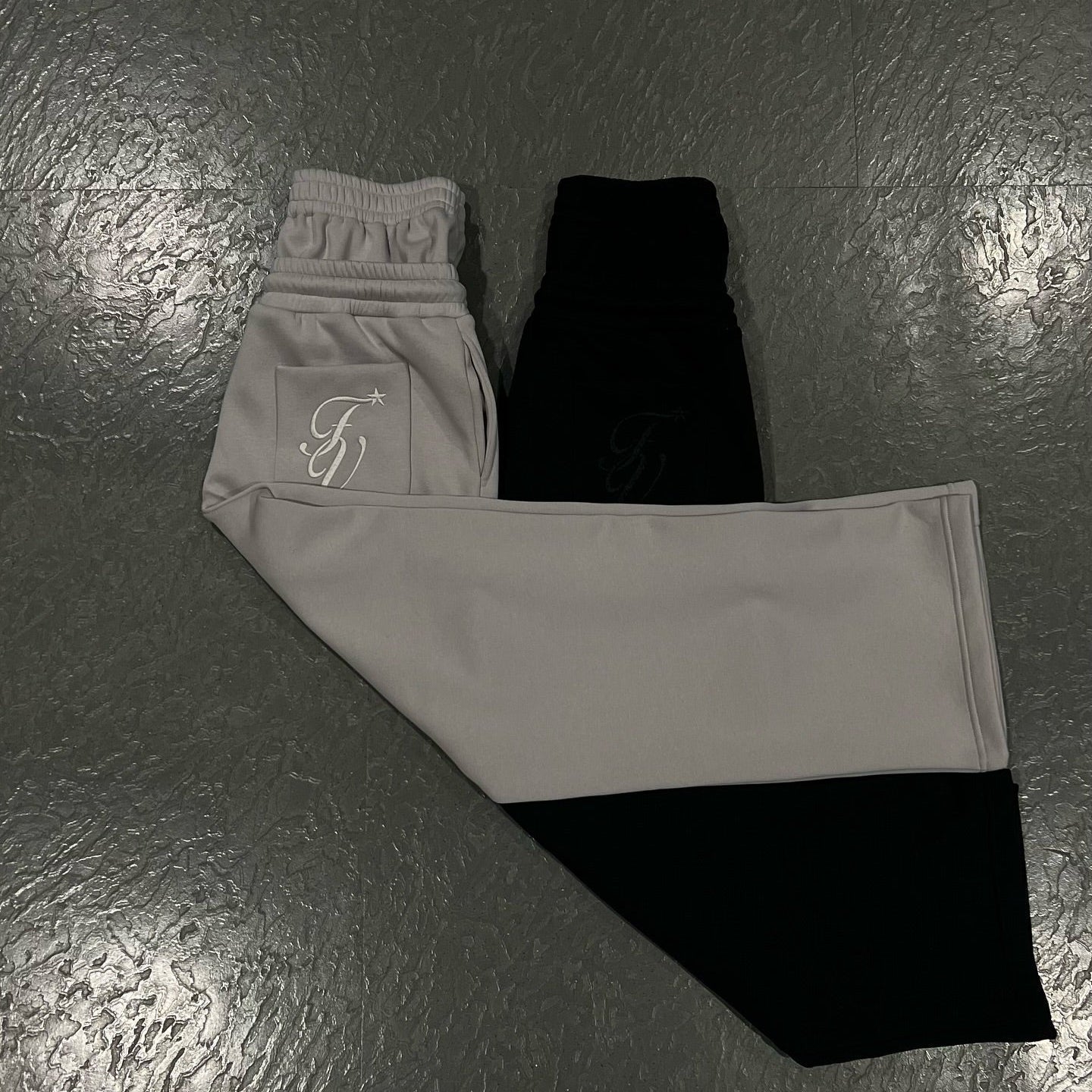 Norielle jogging tepláky unisex moderní střih šedá