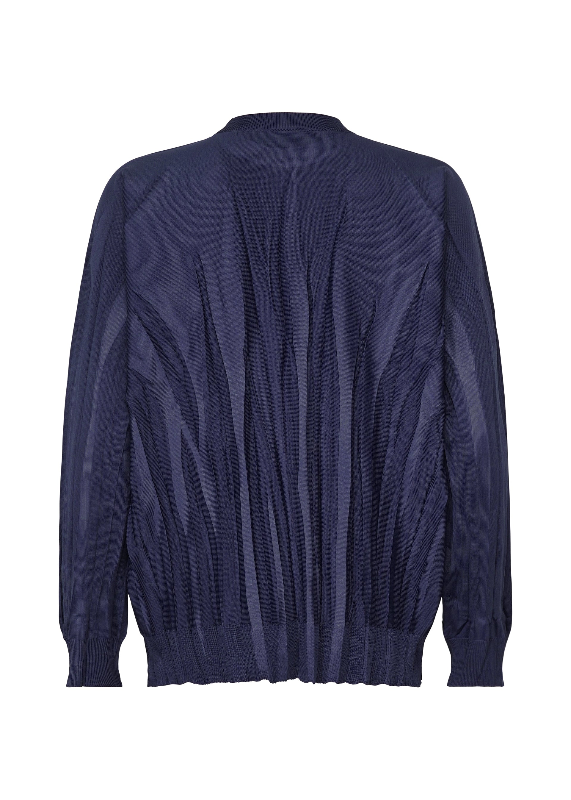 Issey Miyake Ripple Knit svetr černá vel. 3 bezešvý