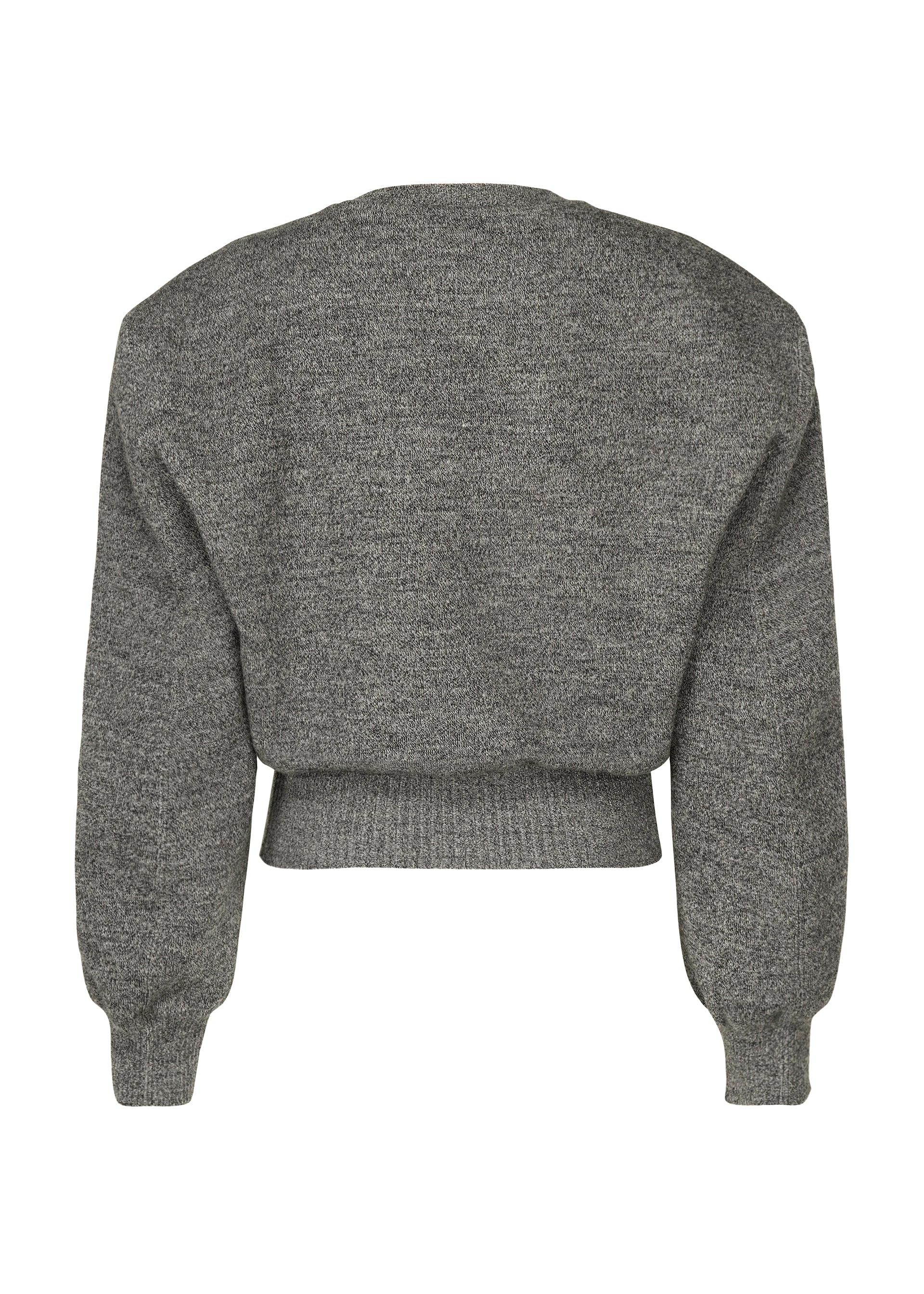 Issey Miyake Handsome Knit svetr černý vlněný
