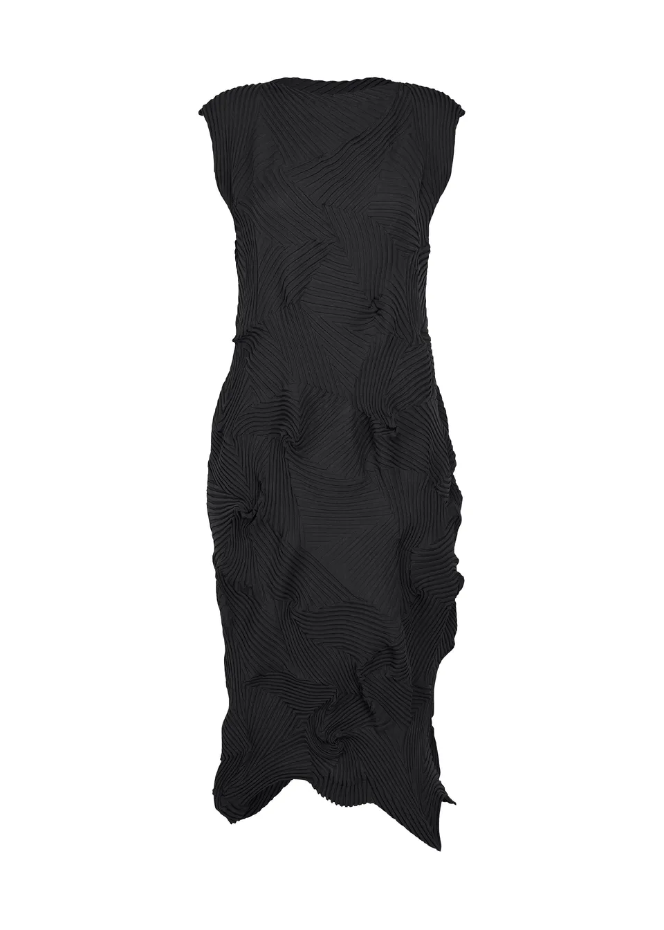 Issey Miyake TYPE-P 003-1 šaty černé plisované