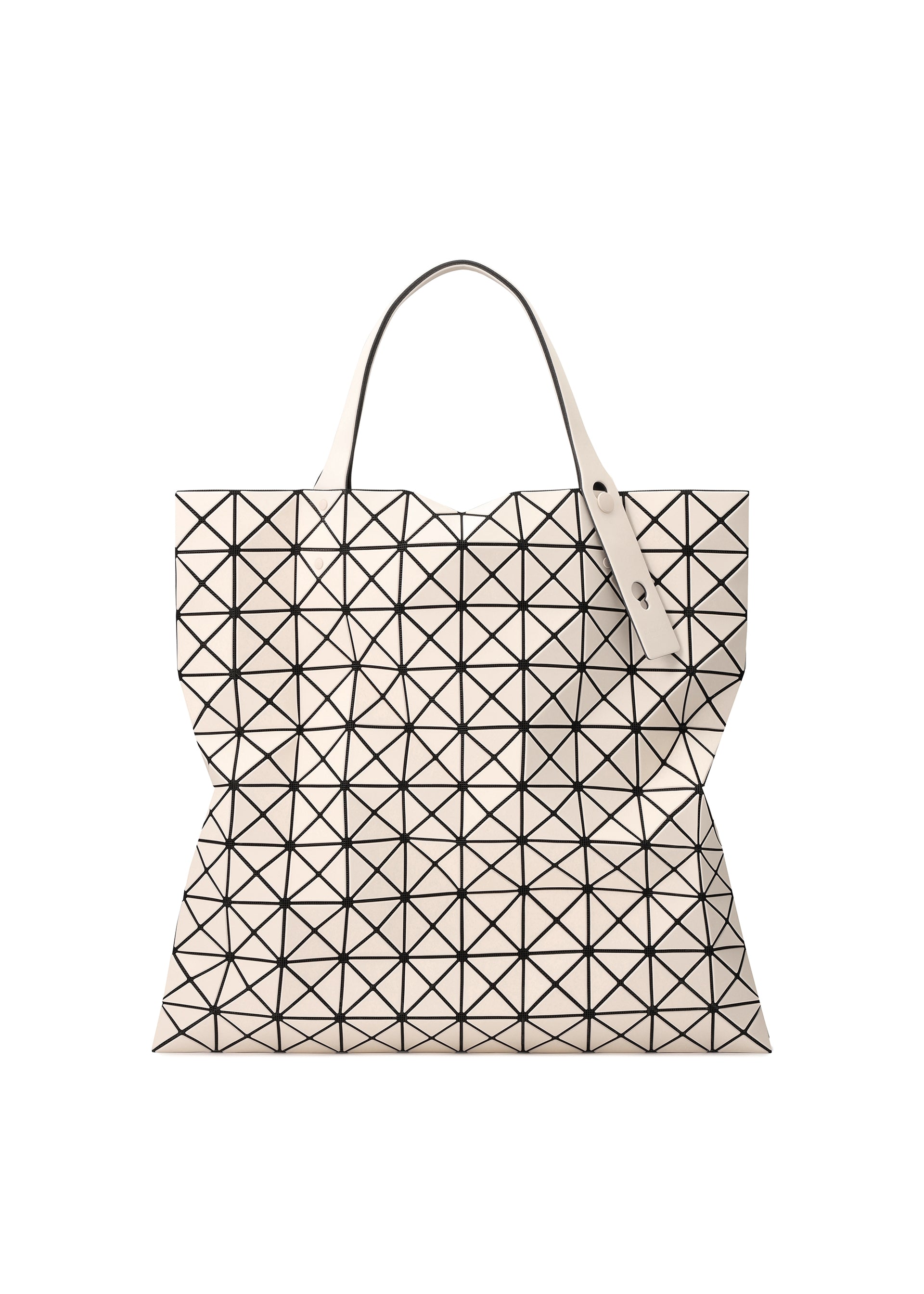 Issey Miyake Prism Frost tote taška šedá matná