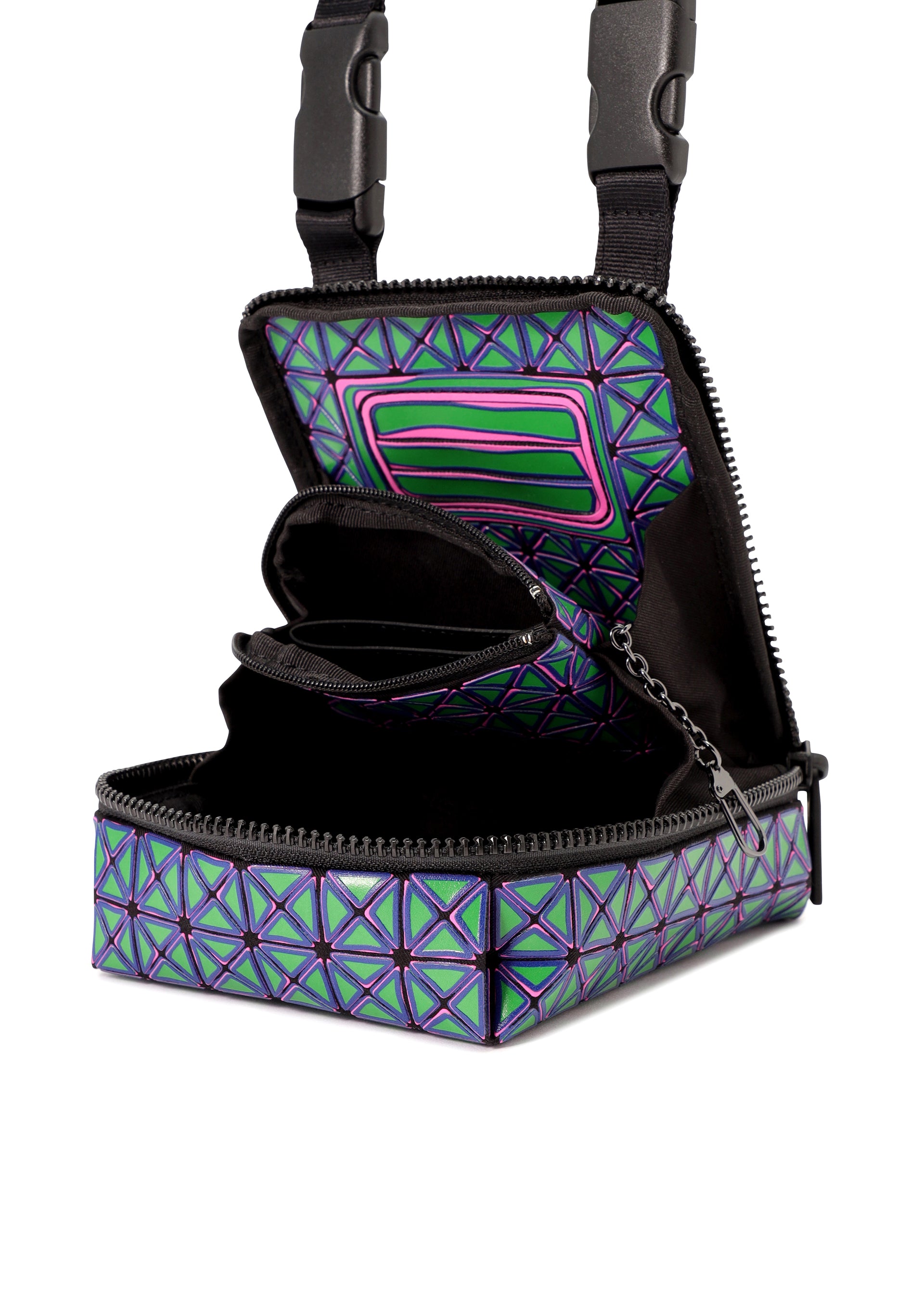 Bao Bao Issey Miyake Beetle Rough kabelka šedá