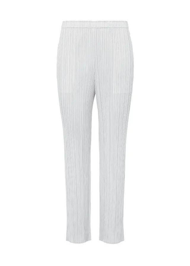 Issey Miyake Basics PP15001 kalhoty světle šedé
