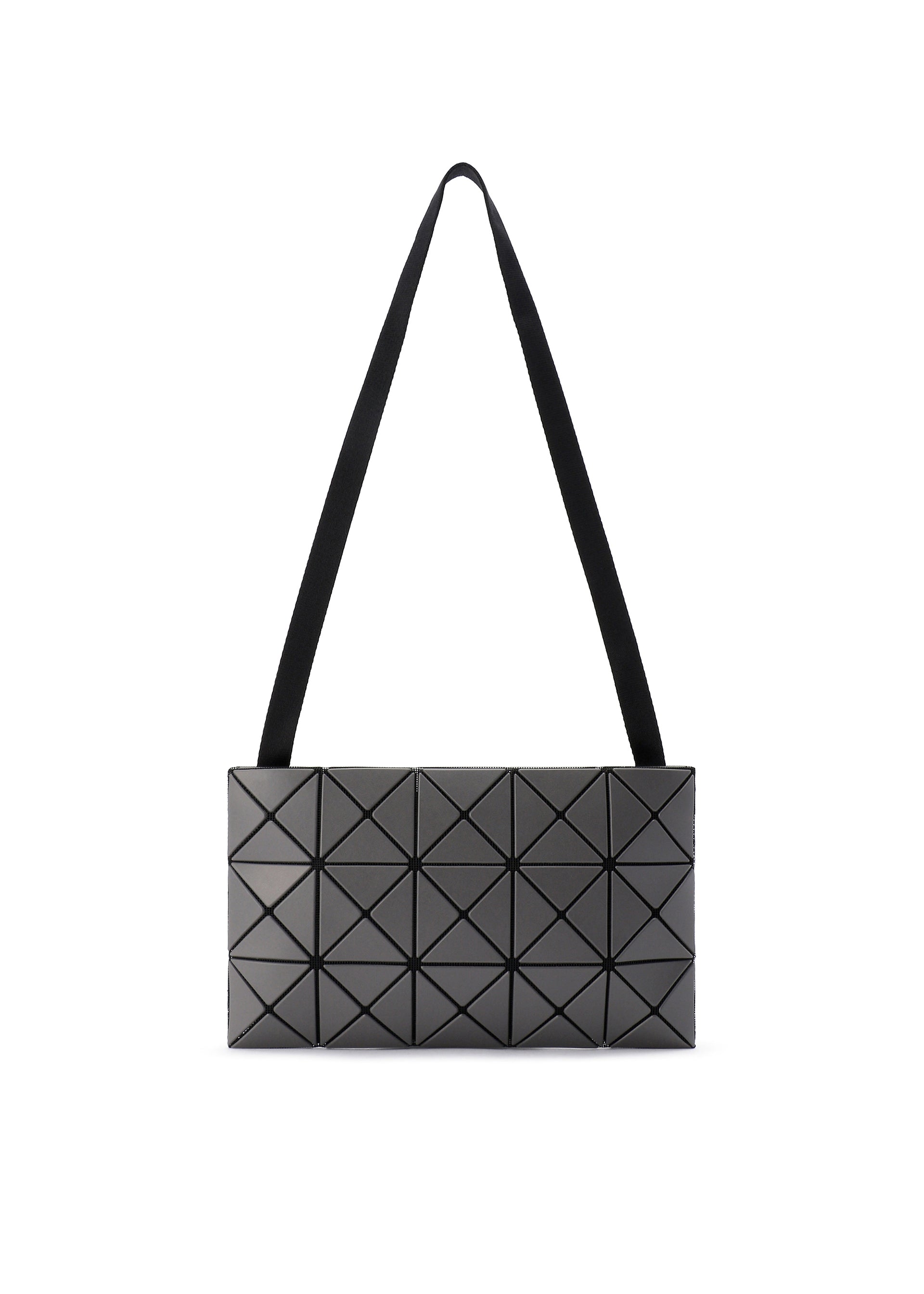 Issey Miyake Lucent Matte shoulder kabelka světle šedá matná