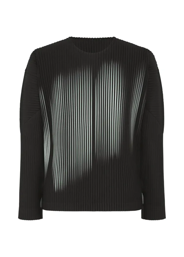 Issey Miyake In The Shadow top s dlouhým rukávem černý