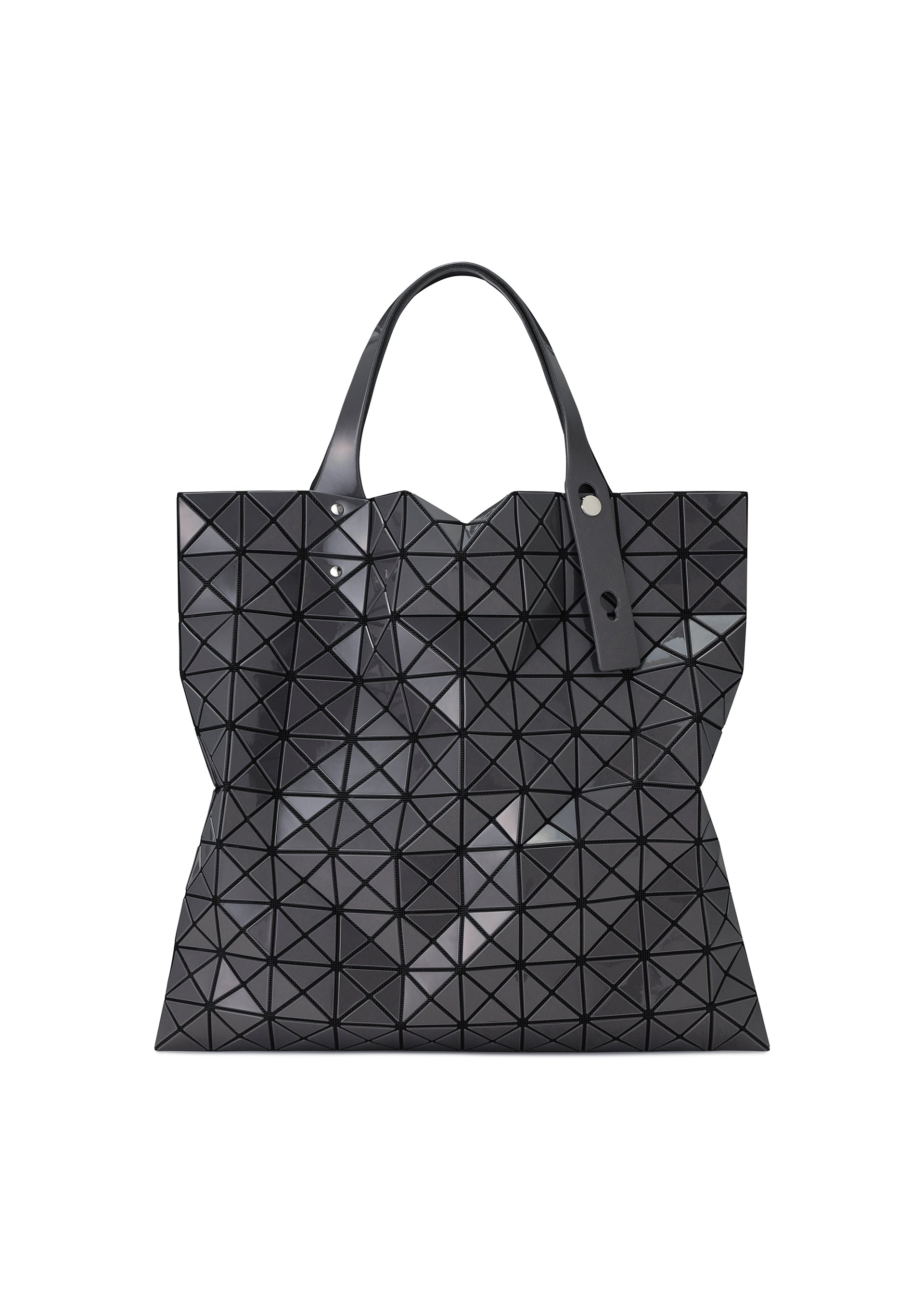 Issey Miyake Prism Gloss tote šedá lesklá na notebook