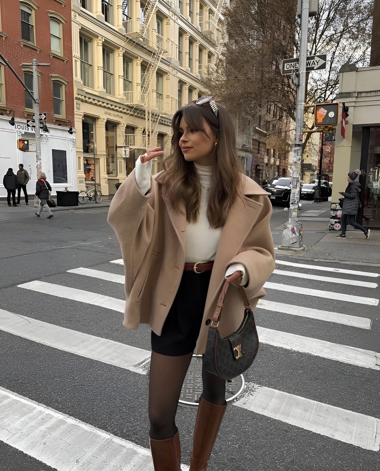 Norielle krátký oversize kabát černá přechodný