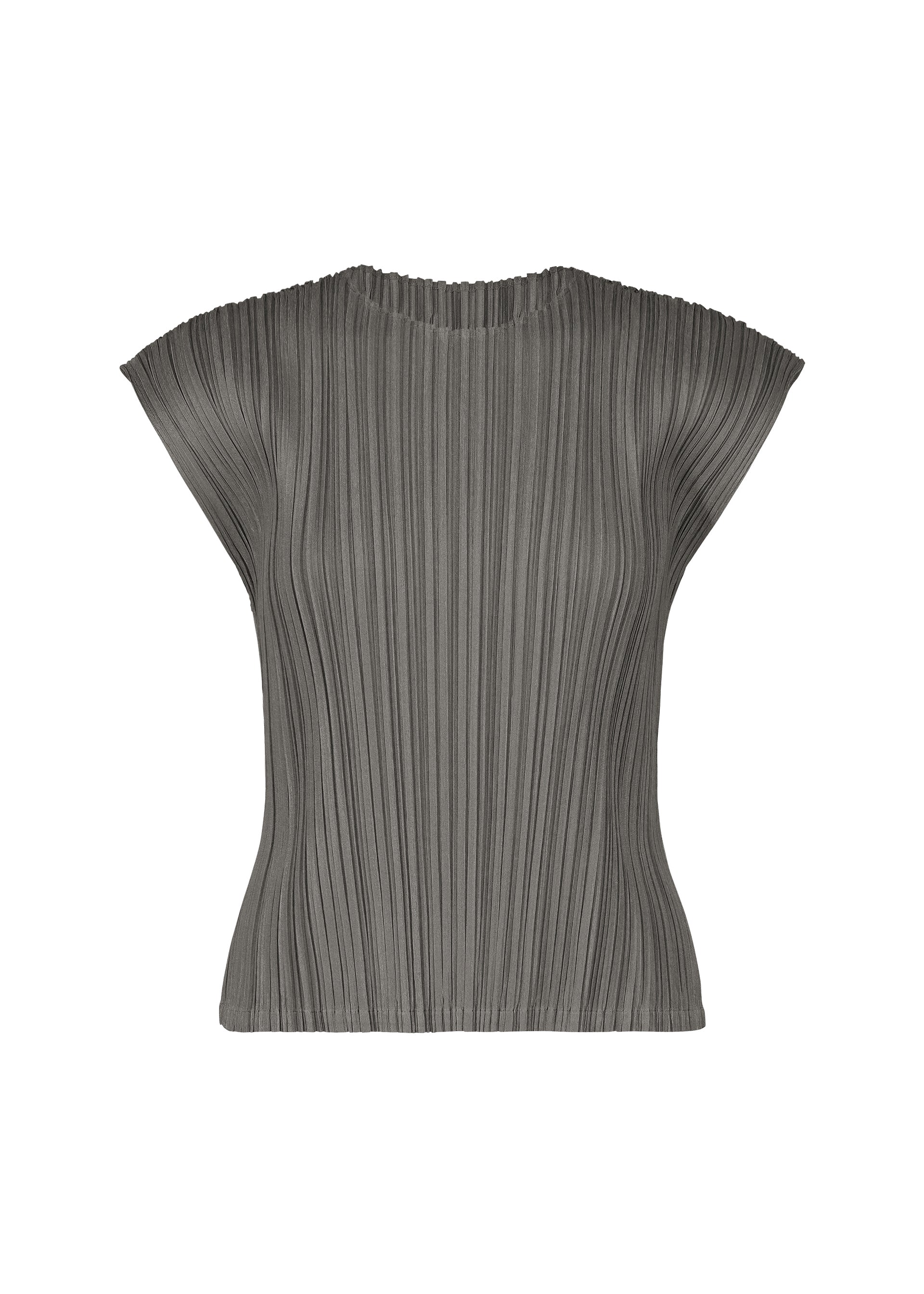 Issey Miyake Mellow Pleats top černý francouzský rukáv