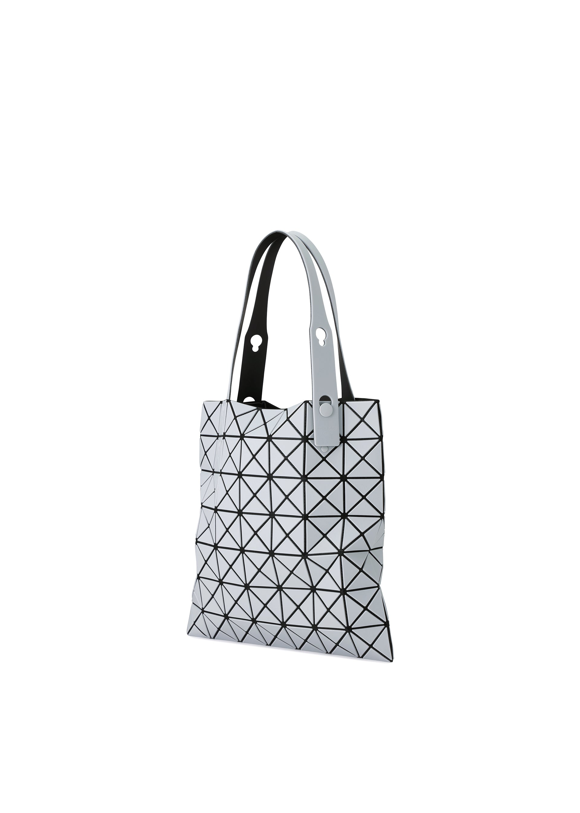 Issey Miyake Prism Frost tote šedá matná