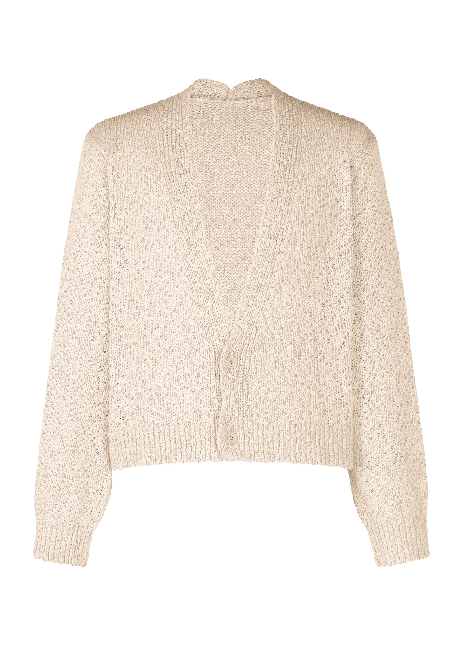 Issey Miyake Risotto Knit kardigan orange z organické bavlny