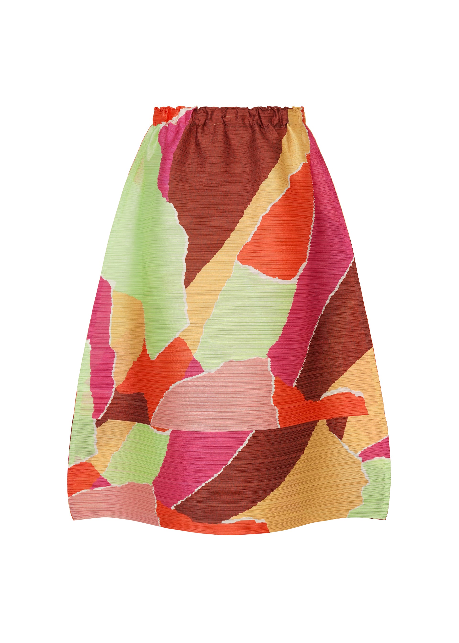 Issey Miyake Surprise! sukně oranžová plisovaná