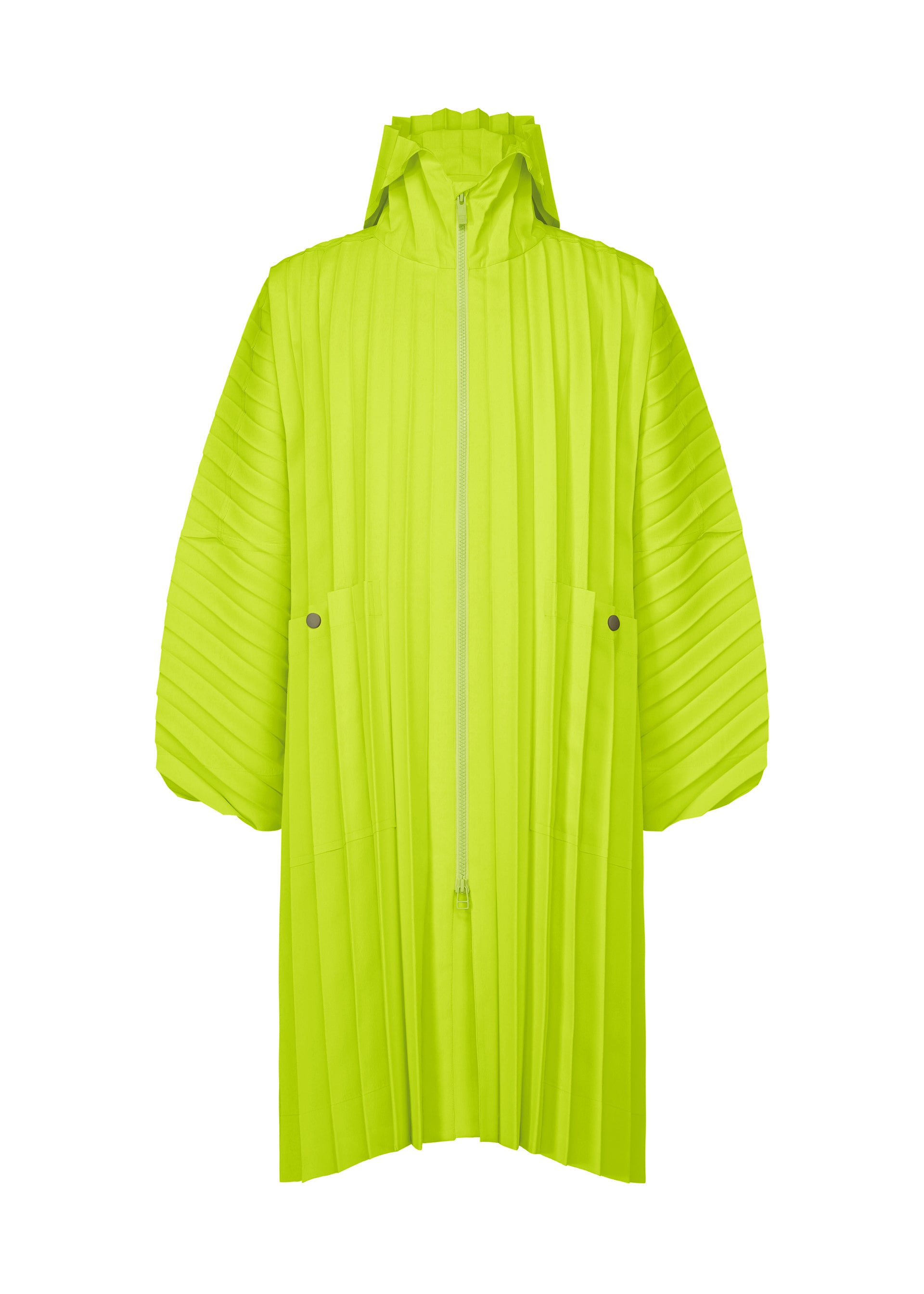 Issey Miyake Edge HP61230 kabát bílozelený vel. 1