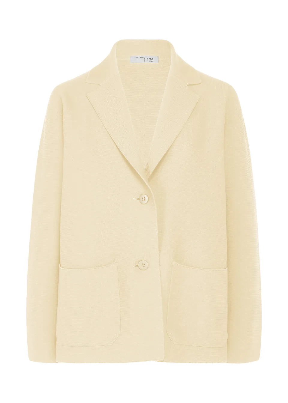 me Issey Miyake Solid Knit bunda černá pletená