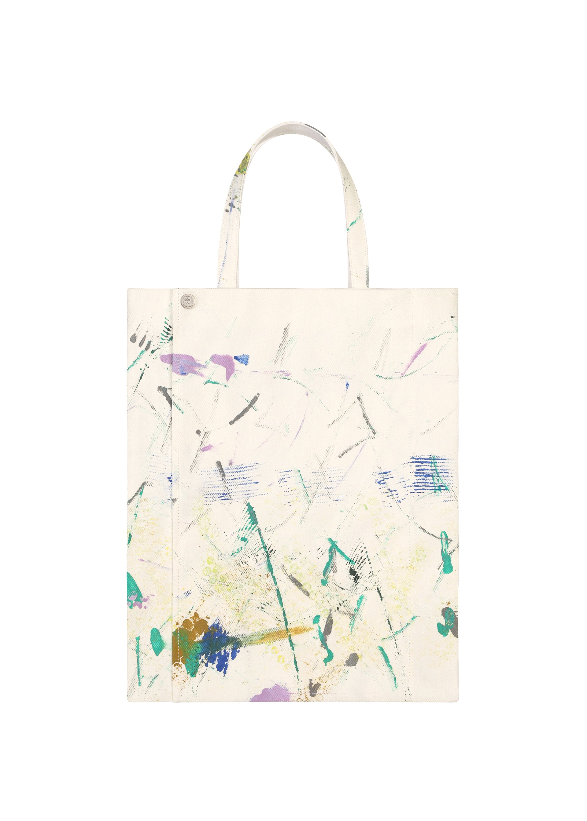 Issey Miyake Good Goods Good Printer’s Bag Ginza tote světle zelená