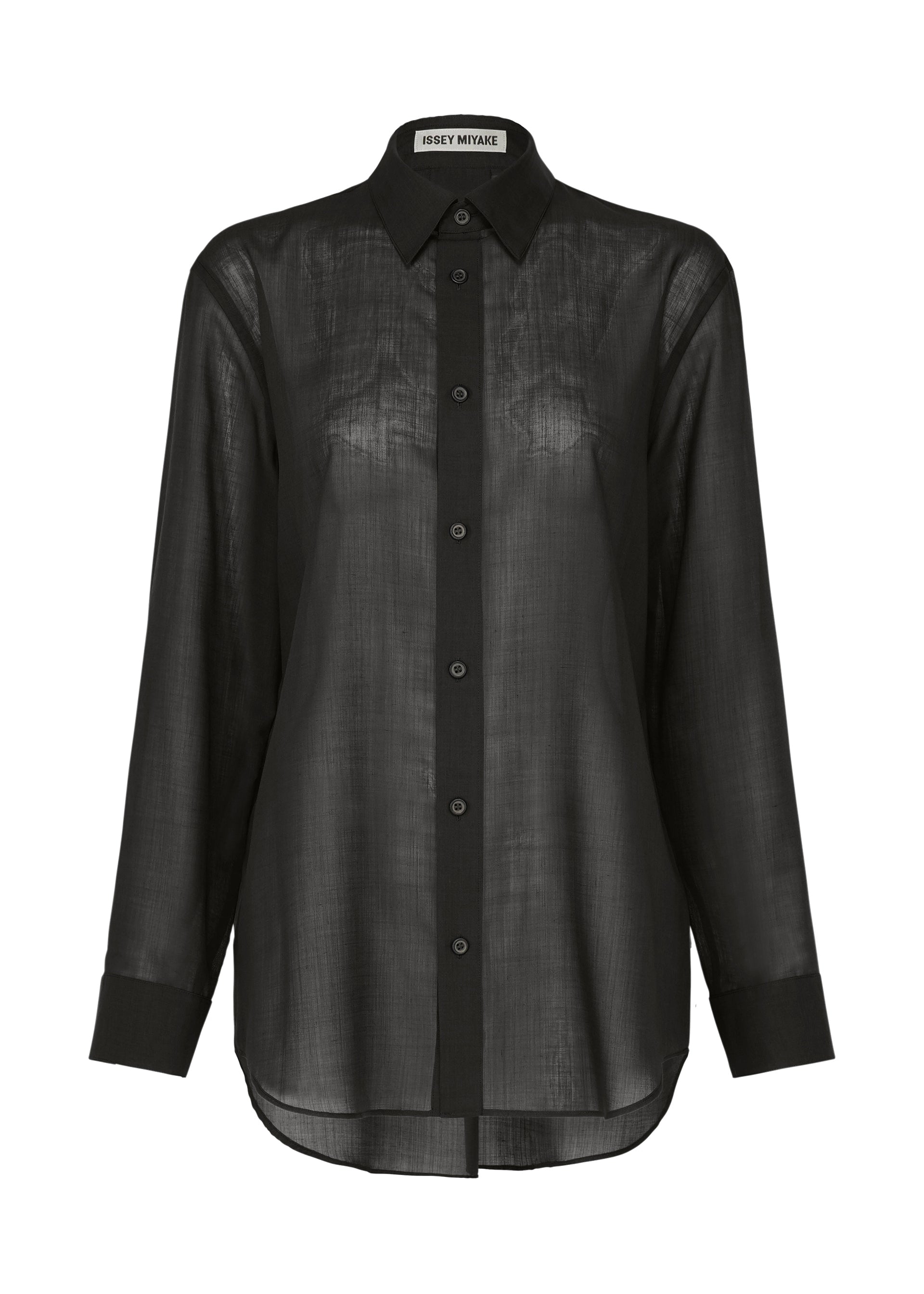 Issey Miyake Sheer Wool košile bílá vel. 2 vlněná