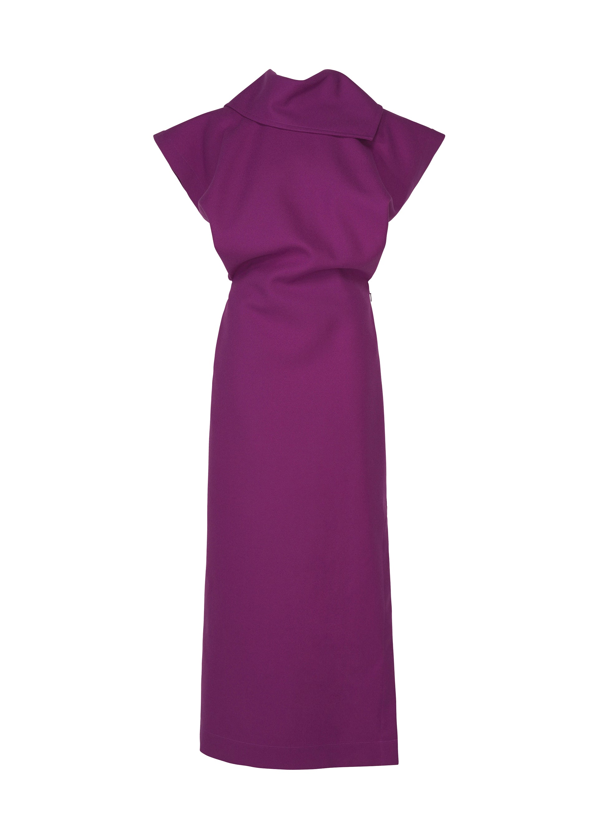 Issey Miyake Calligraph IM63FH026 šaty šedé vlnene