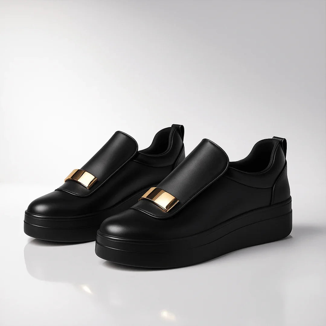 Norielle slip-on tenisky na platformě bílé
