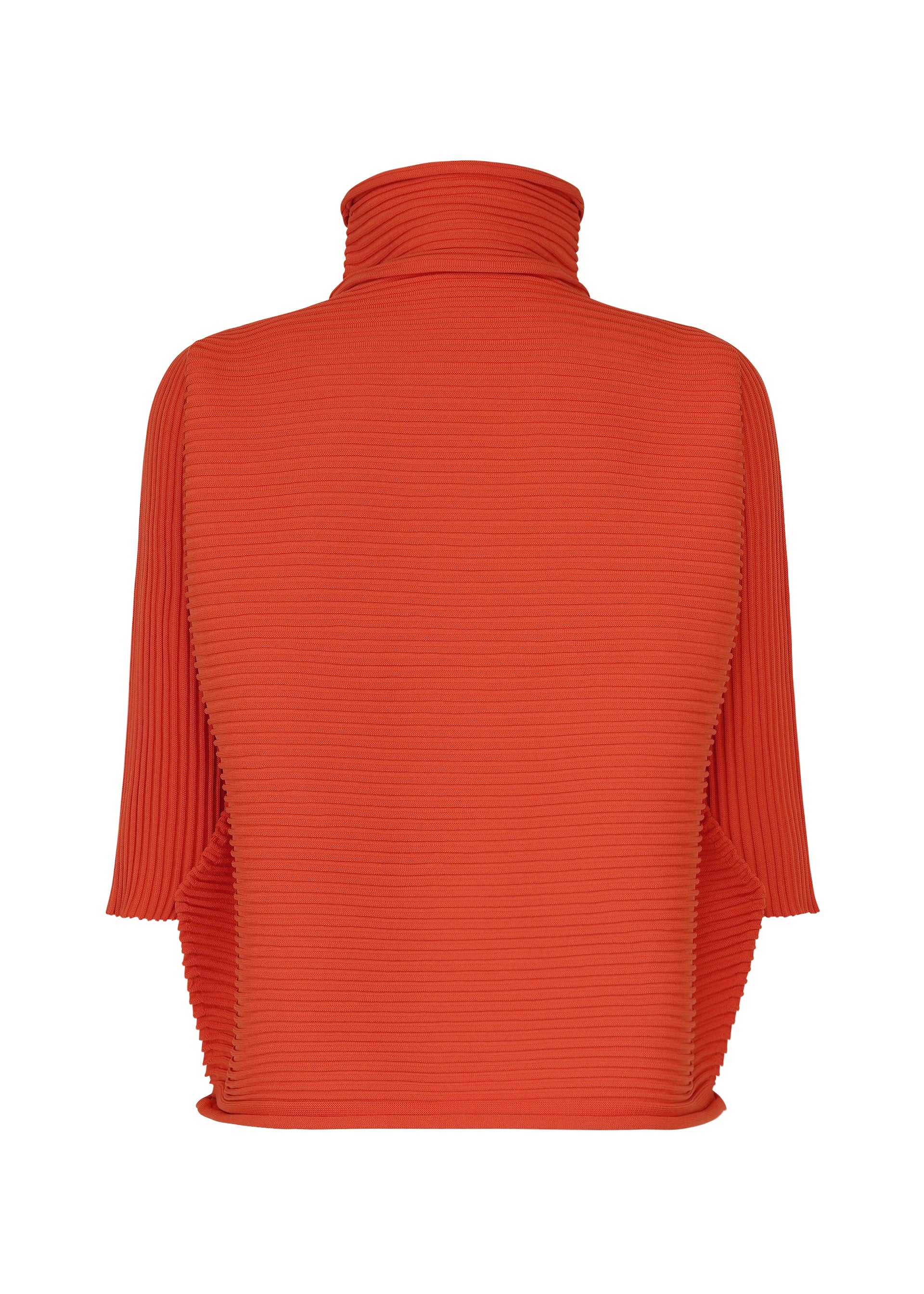 Pleats Please Issey Miyake Zig Zag Knit rolák černý