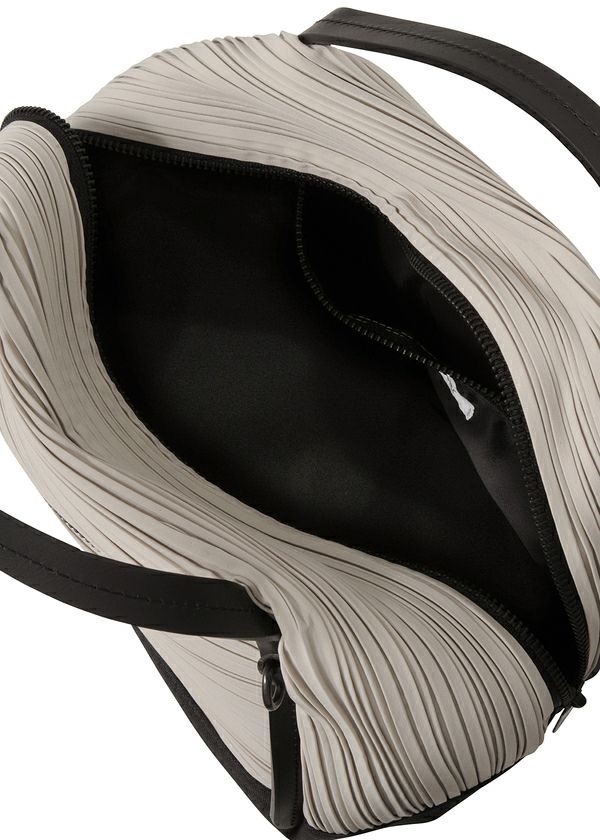 Issey Miyake Pleats Please Bias Pleats Bag kabelka světle šedá plisovaná