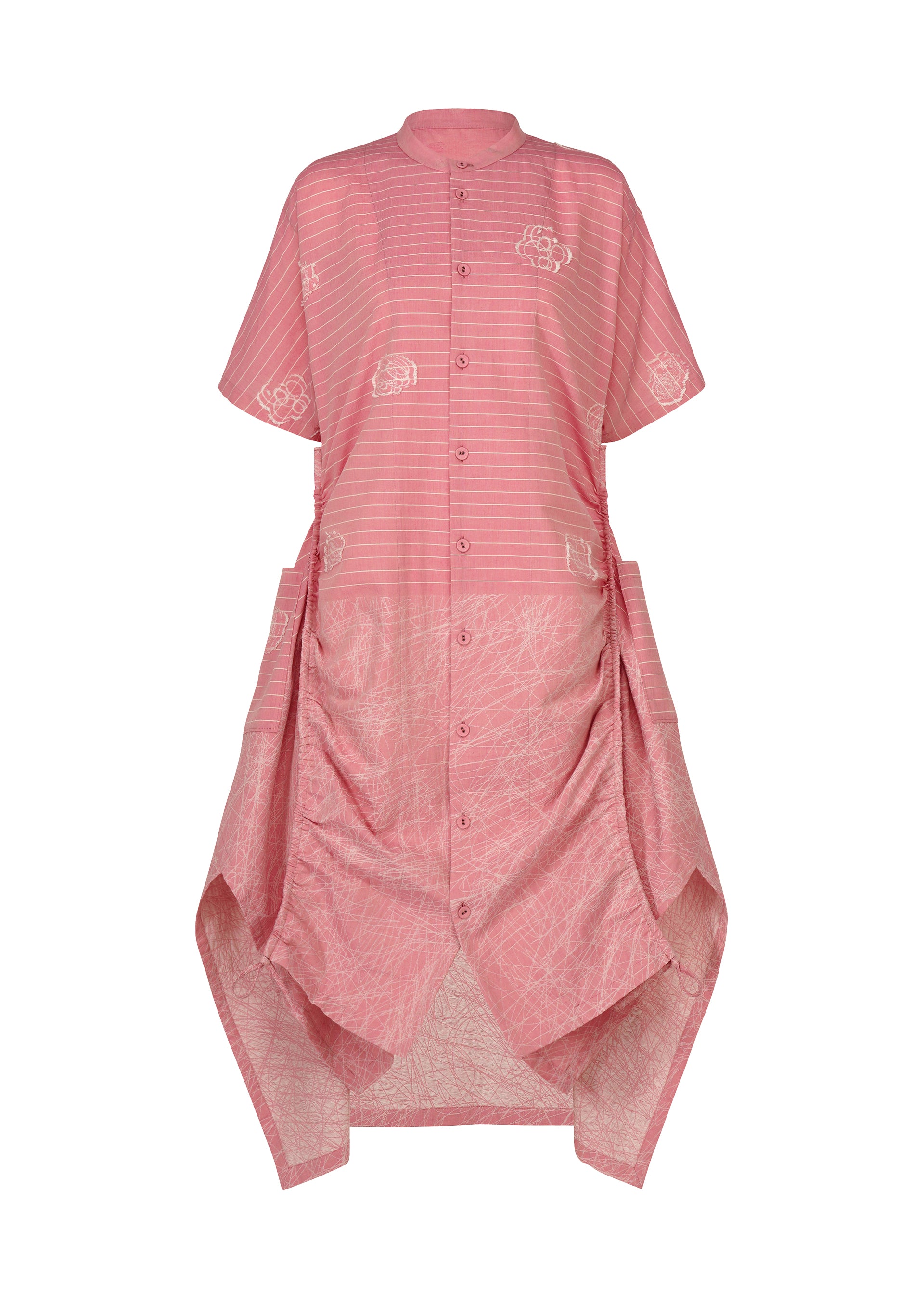 Issey Miyake One Stroke Draw šaty černé