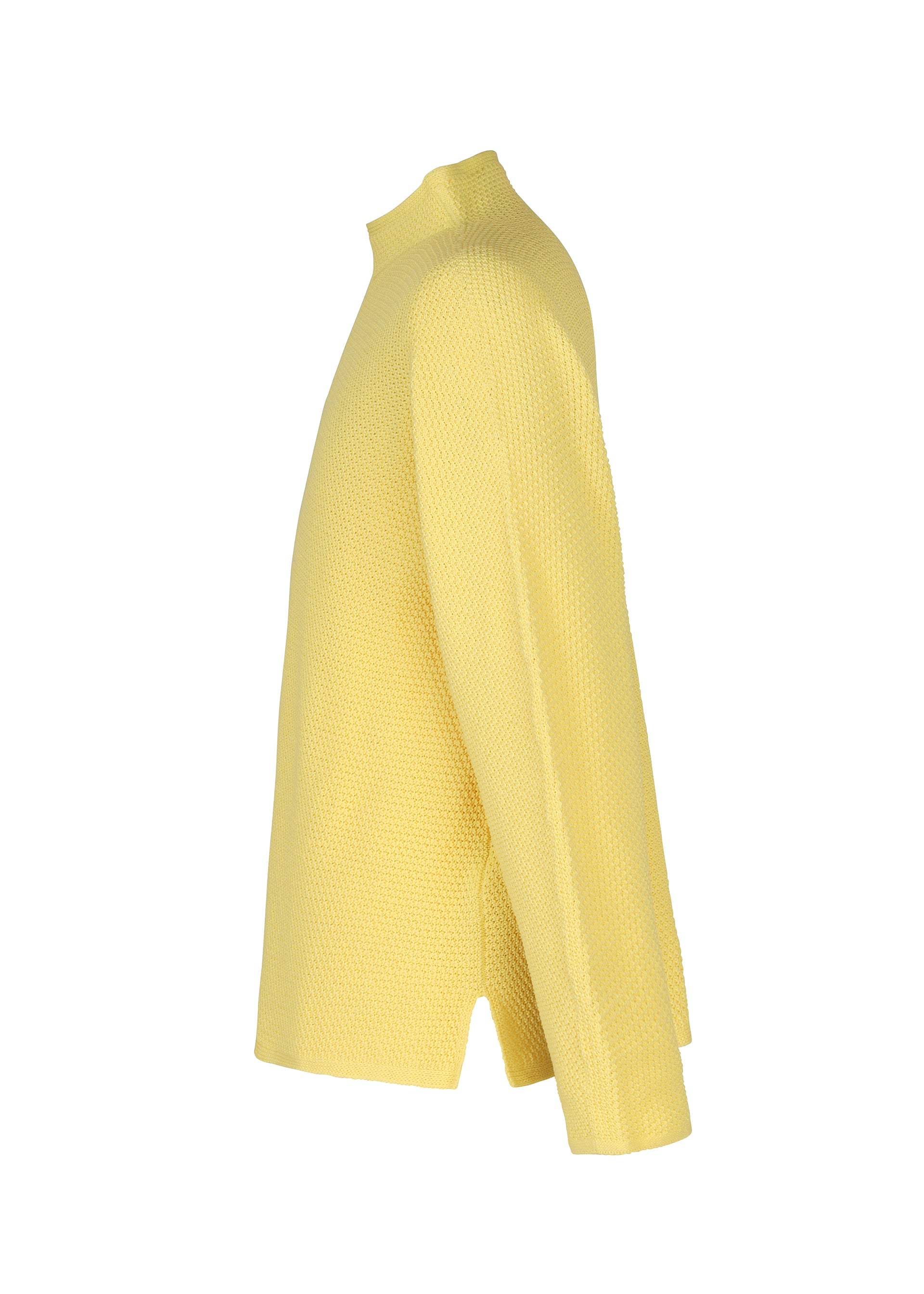 Issey Miyake Rustic Knit svetr modro-bílý