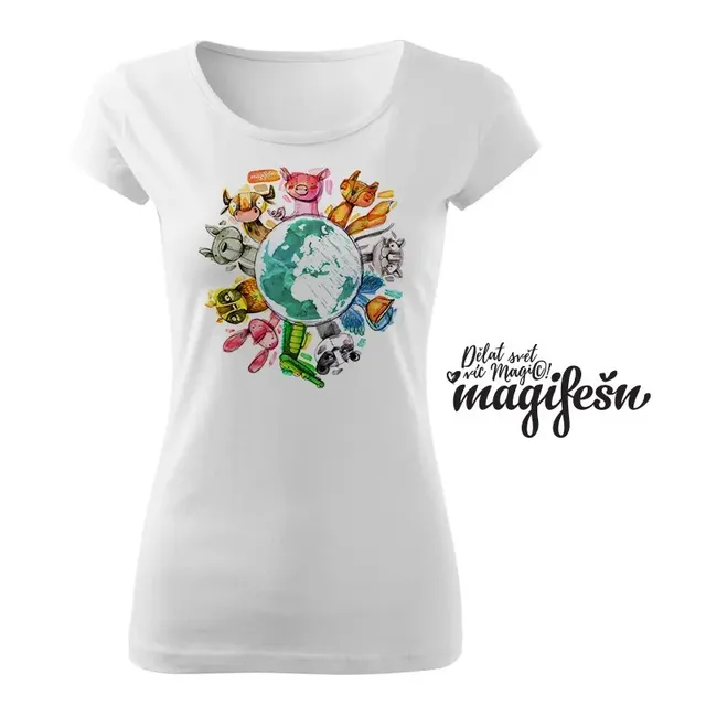 Magifešn XX Veggie Planet tričko z biobavlny