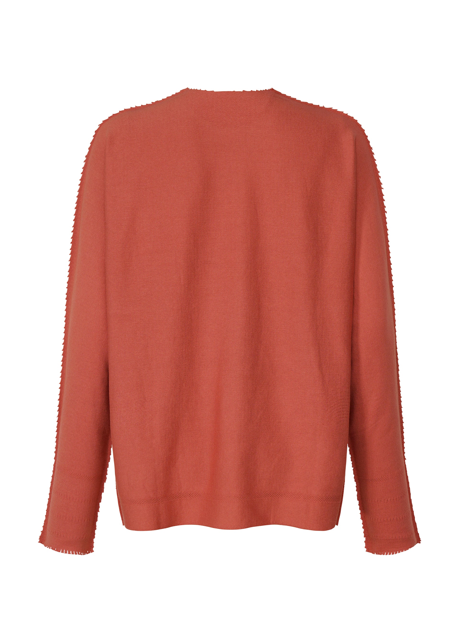 Issey Miyake Type-A 001-2 top červený dlouhý rukáv