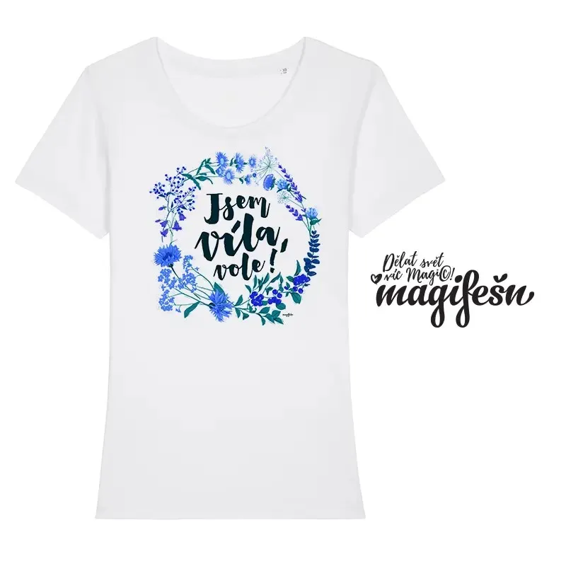 Magifešn XX Jsem víla, vole! tričko modré bio