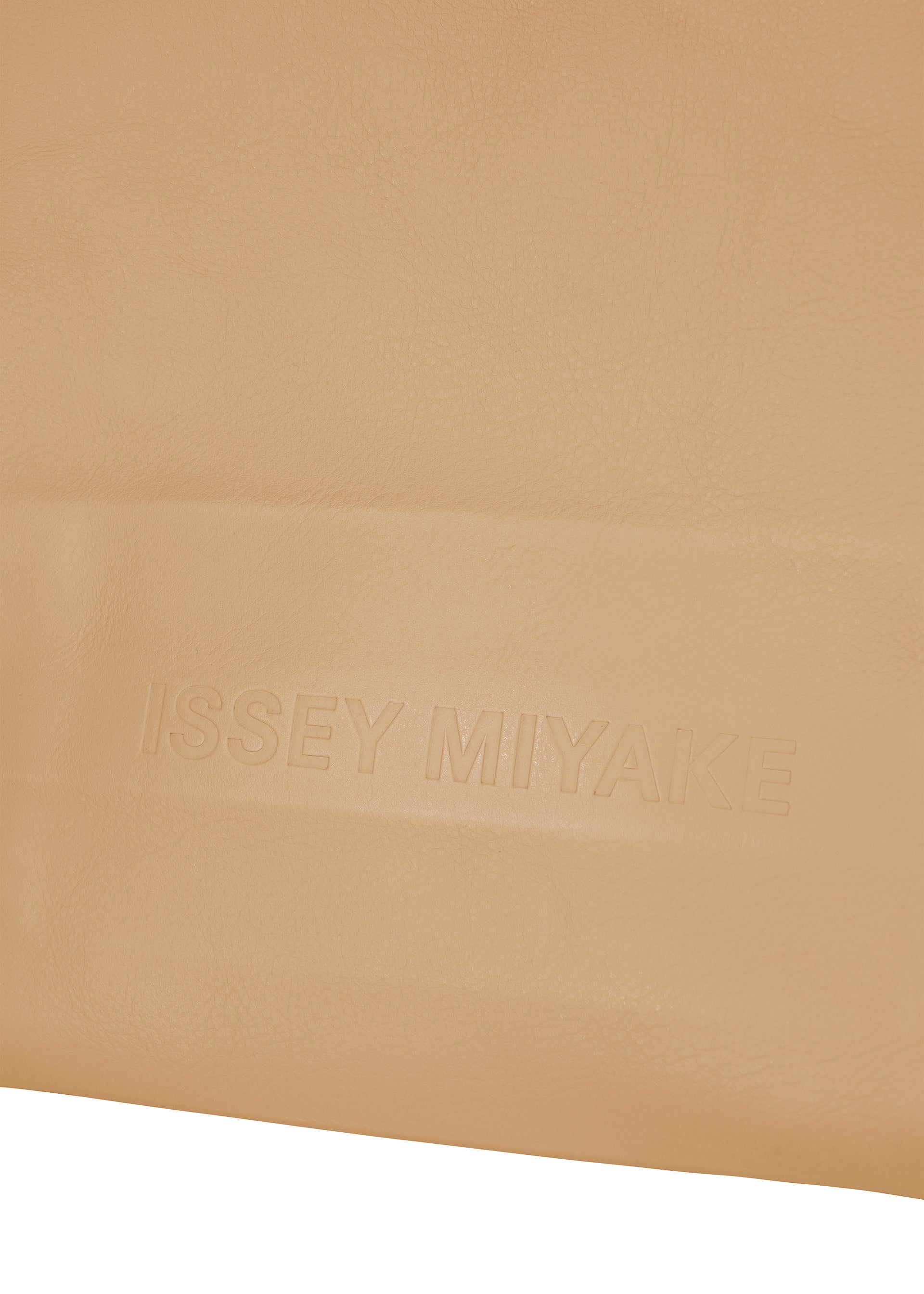 Issey Miyake Paper Bag tote černá kožená