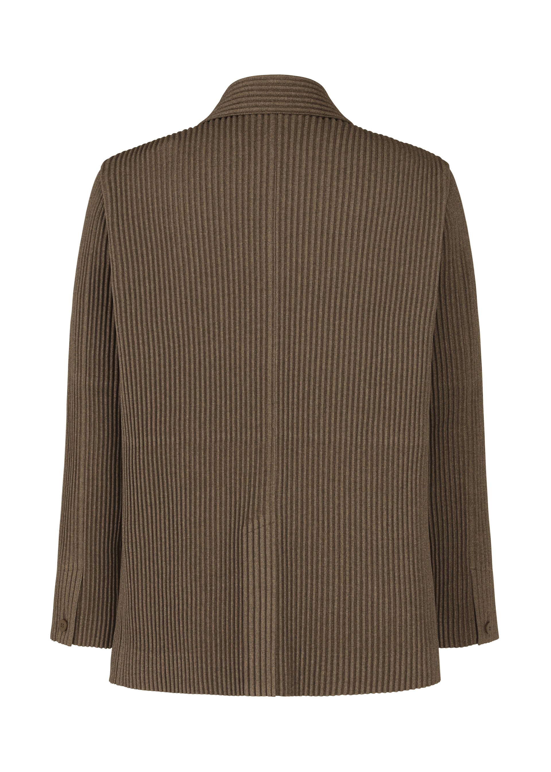 Issey Miyake Wool Like Light sako šedá vlněný vzhled