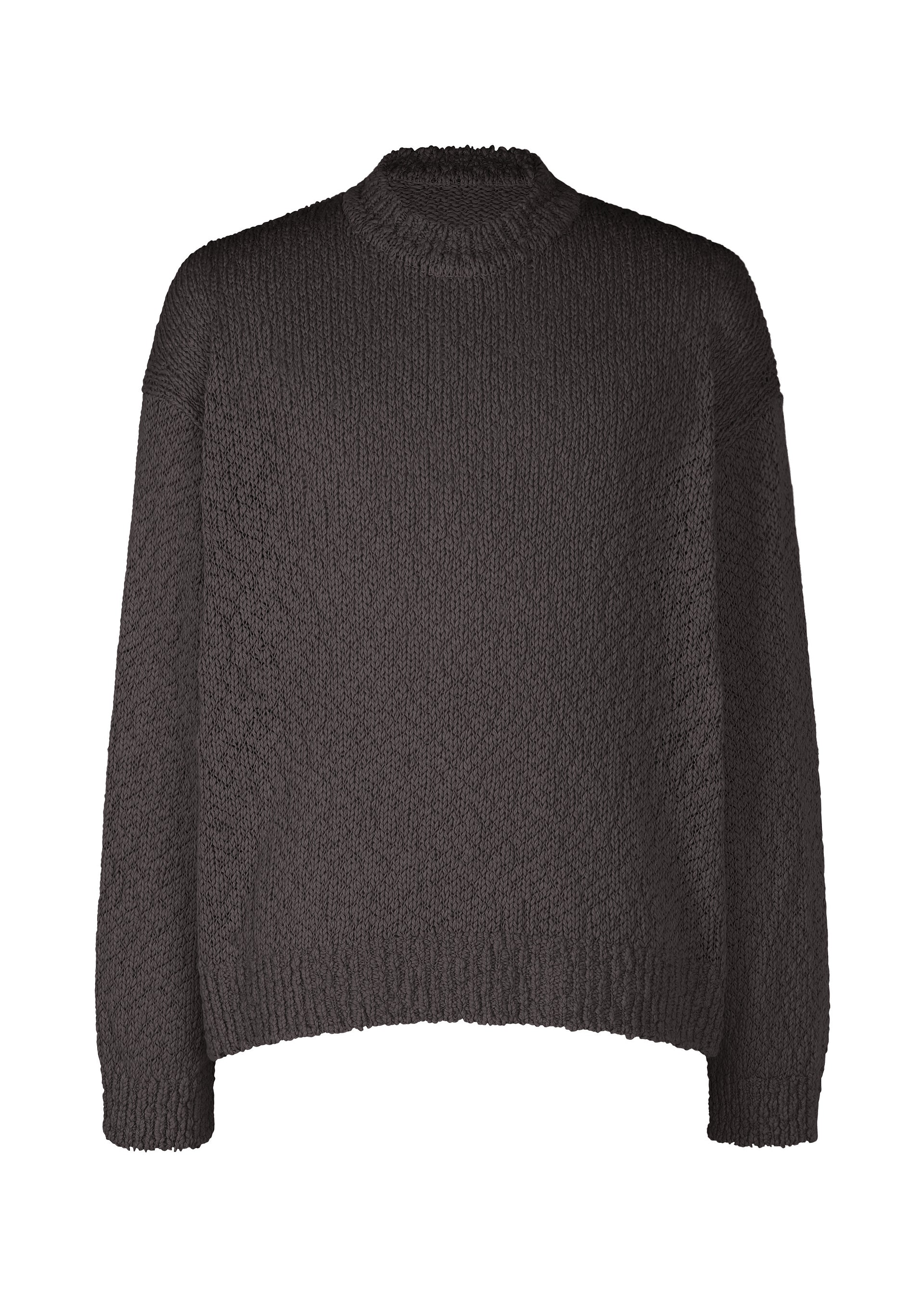 Issey Miyake Risotto Knit svetr oranžový organická bavlna