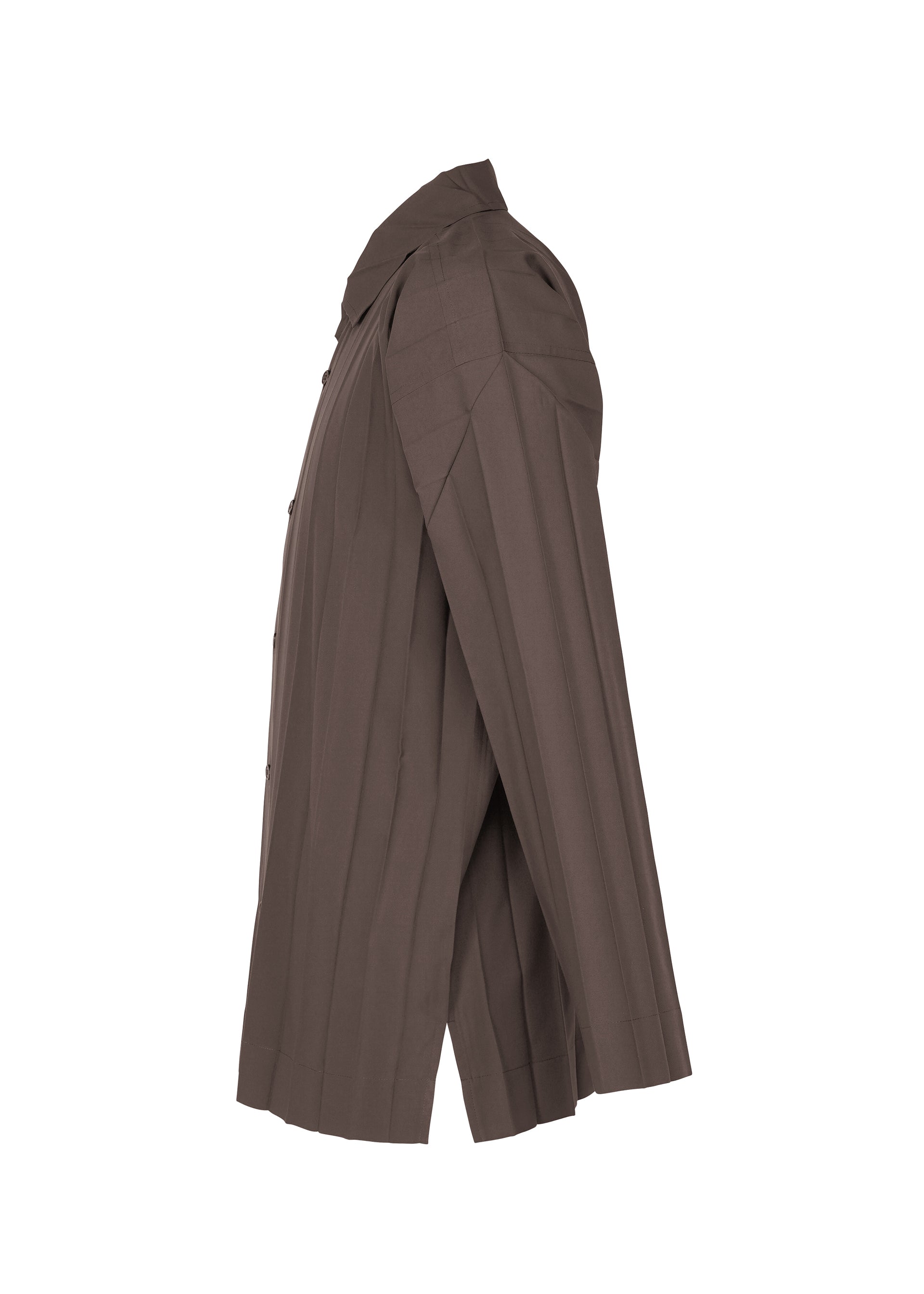 Issey Miyake Edge Shirt košile šedá plisovaná