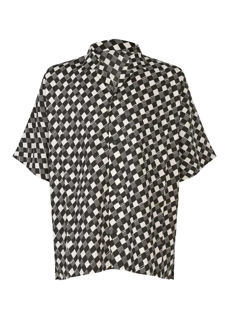 Issey Miyake IM Men Tie Pattern košile černá