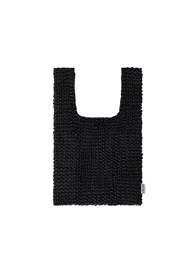 Issey Miyake Mesh Pleats Bag kabelka Black síťovaná